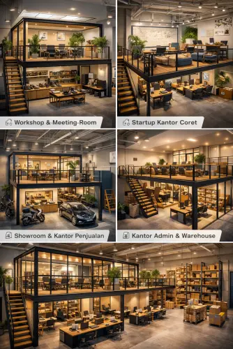 Mezzanine Ruang Kantor di Senen
