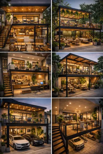 Mezannine Cafe Modern di Senen